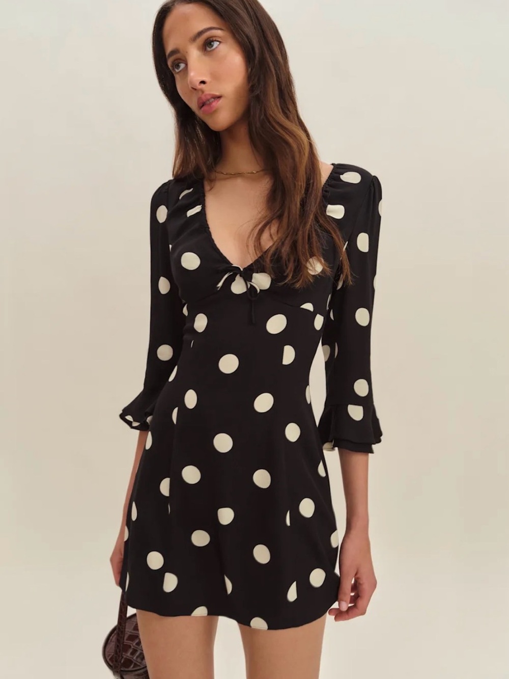 Reformation Lyssa Dress in pink floral